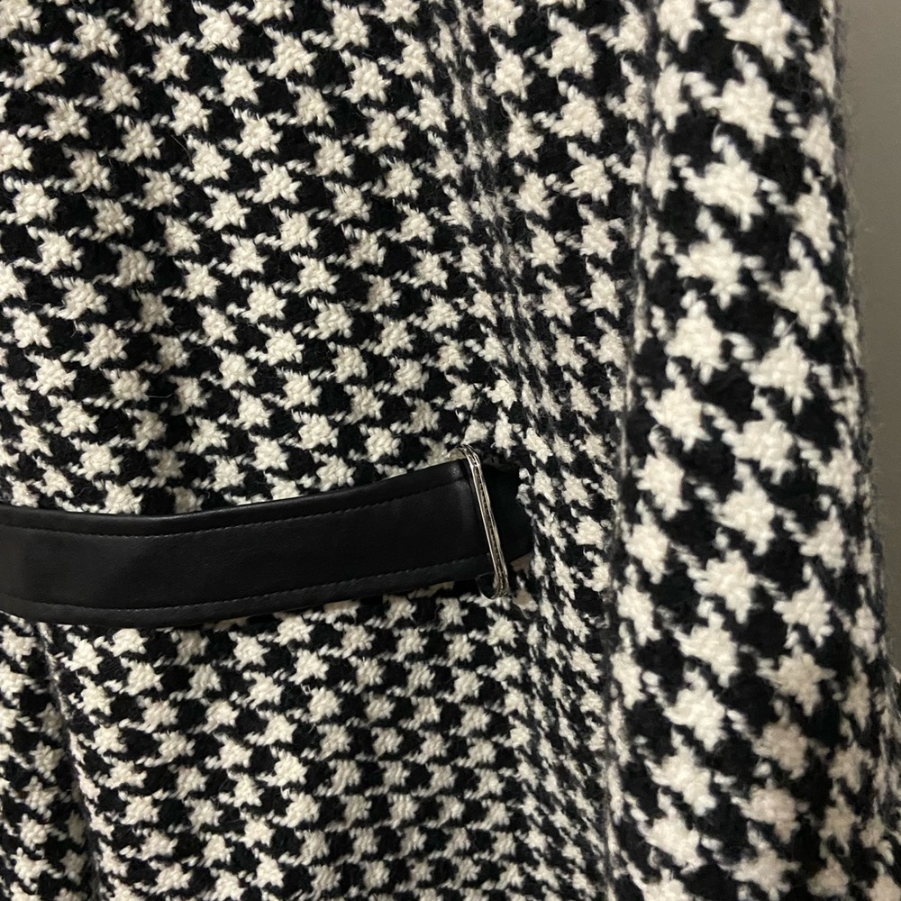 Black and White Sandro Poncho.